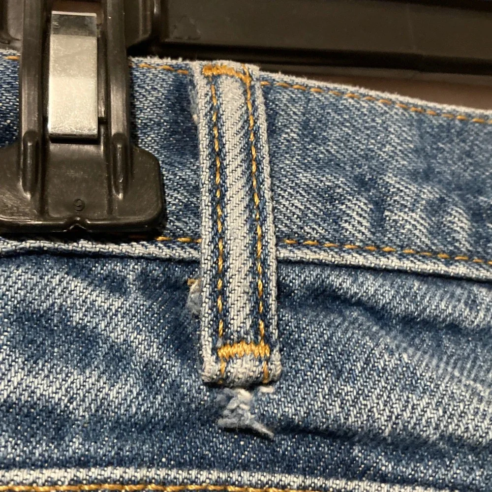 Vintage 90s Levis 517 Bootcut Jeans Medium Wash Denim 33x30 Faded Western Cowboy